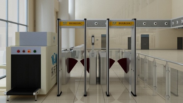 多能量彩色車(chē)站行李安檢機(jī)讓違禁品無(wú)處藏身